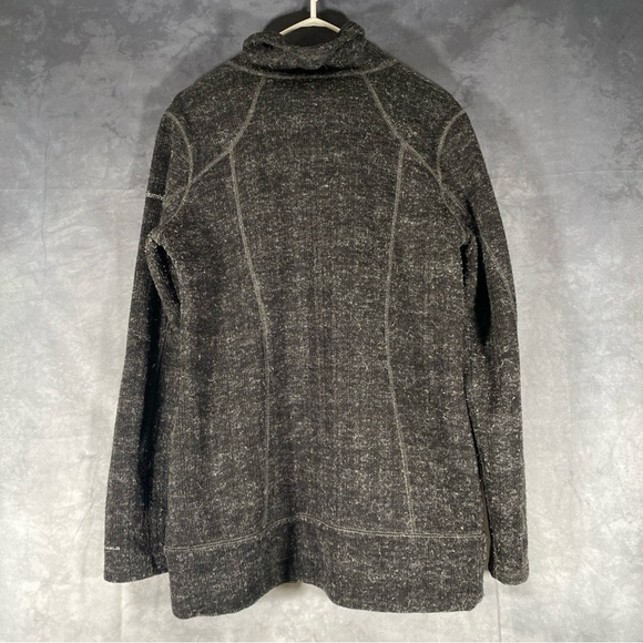 Columbia Omni-Shiled Full Zip Wool Blend Grey Sweater Size Medium Jacket - Picture 2 of 8
